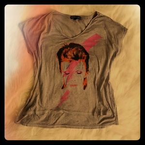 Rock & Republic David Bowie distressed tshirt